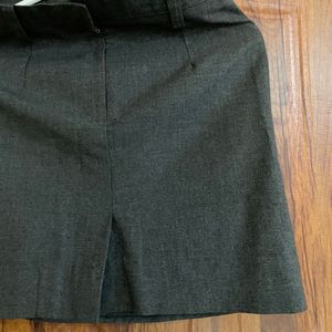 Classic Charcoal Grey Trouser Skirt