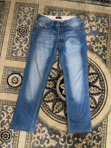 Diesel style blue jeans