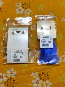 Sparkling Royal Blue Statement Earrings