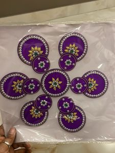 Festive Rangoli Stickers (Set of 4)