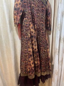 ethnic floor length gown