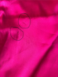 MISH Magenta Pink Satin Maxi Slit Dress