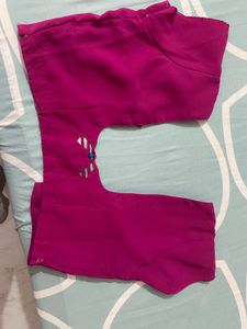 Pink Saree with blouse