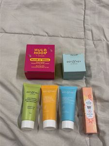 Skincare Set: Body Scrub & Face Washes