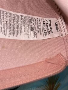 miniso  Pink Shoulder Bag with Chain