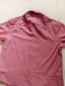 Men's Short Sleeve Striped Shirt