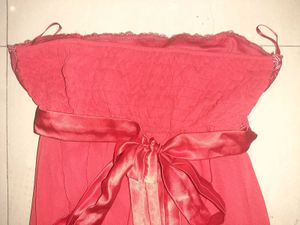 ❤ Handcrafted Red Tube Dress | Y2K Chic ❤