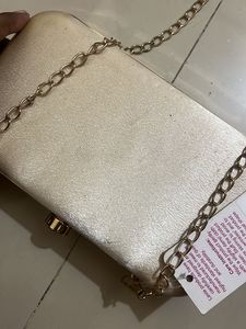 Elegant Gold Clutch Bag