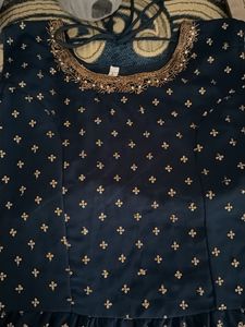 sharara suit with hand embroidery