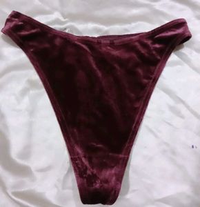 Velvet Thong Panty