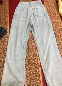 Light Wash Wide Leg Jeans