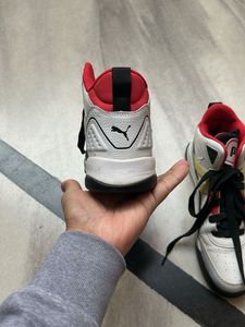 Puma Red High Top Sneakers