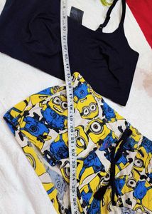 Minion Print Pajama Set
