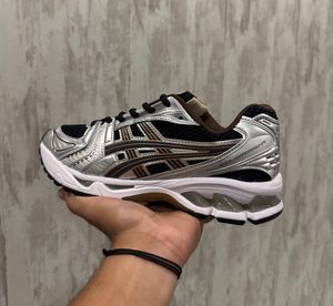 Asics Gel Kayano 14 Silver & Black Sneakers