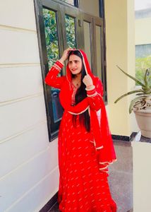 Red Embellished Lehenga Choli