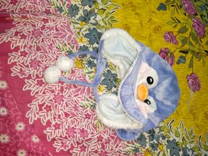 Penguin Plush Hat kids women free size