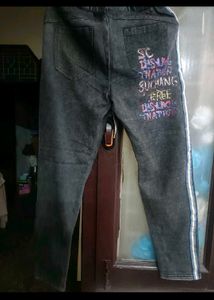 Stylish Washed Fleece Pants in 32 waist