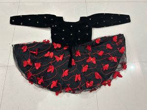 Butterfly Velvet Party Dress