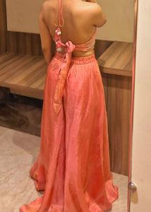 Elegant Coral Palazzo
