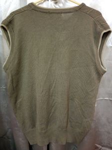 Korean Style Tan Unisex Knit Vest