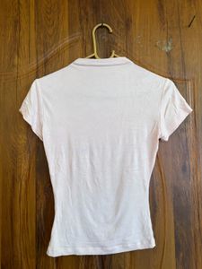 Cute baby Pink Graphic Rinestone T-Shirt