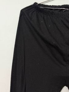 Wool Black Leggings