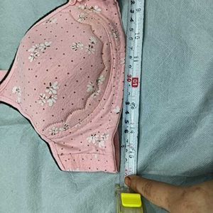 😍 Pink Floral Padded Bra