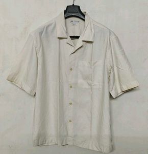 Men's Short Sleeve Linen Blend Shirt