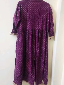 Elegant Purple Ethnic kurti