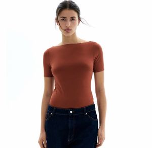 H&M Boat-Neck Microfibre Top