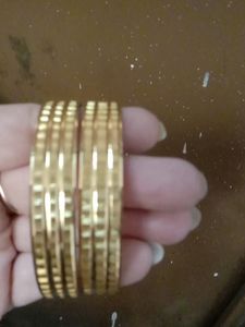 Women Bangles Gold Polish Bangle