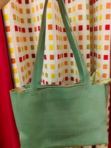 Green Tote Bag