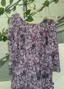 Elegant Floral Print Anarkali Kurti🤌🪷✨.size - X