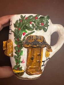 Unique Handmade Fairy House Mug