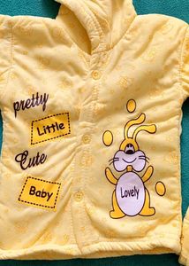 Cute Yellow Baby Bunny sweater Set