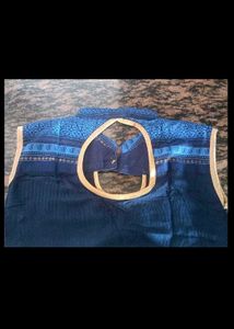 Navy Blue Flared Kurta/Gown