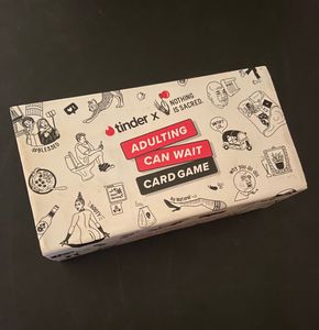 Tinder x Adulting Can Wait Card Game