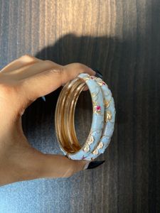 Italian meenakari enamel bangles