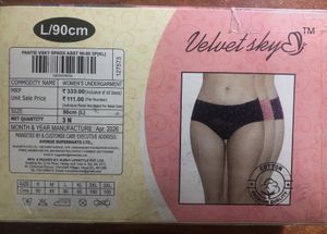 Velvet Sky Cotton Stretch Briefs 3-Pack