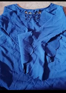 Navy Blue Plain Top