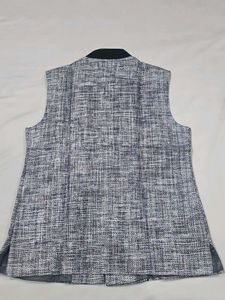 Men's Nehru Jacket - Classic Grey Tweed