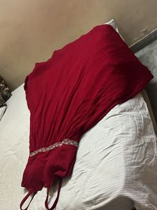 red beautiful party wear gowun