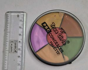 True Girl's Pro Concealer Palette Total New 5 In 1