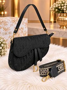 CHRISTIAN DIOR SADDLE SHOULDER BAG* WD BOX