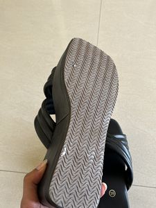 Black block heels
