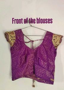 Gorgeous Purple Embroidered net  Saree