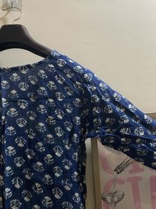 Stylish Blue Printed Kurta