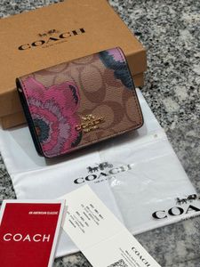 Coach Floral Print Wallet