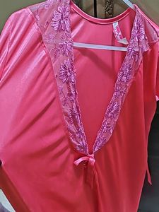 Hot Pink Night Coat Only