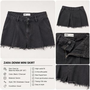 Zara Denim Mini Skirt